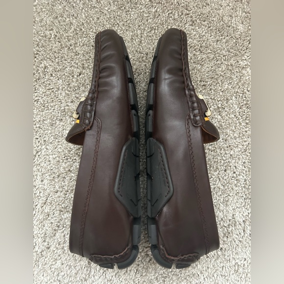 POLO RALPH LAUREN Men's Anders Leather Driver Driving Style Loafer Brown Sz 8.5 - Picture 5 of 12